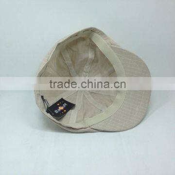 Common Fabric Beret With Checked Style Unisex Beret Cap photo-5