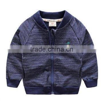 In Stock Embroidery Baseball Jacket Cotton Fashionable Kids Boy Fall Coats photo-2