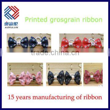 grosgrain printed ribbon for the ring/Hair accessories