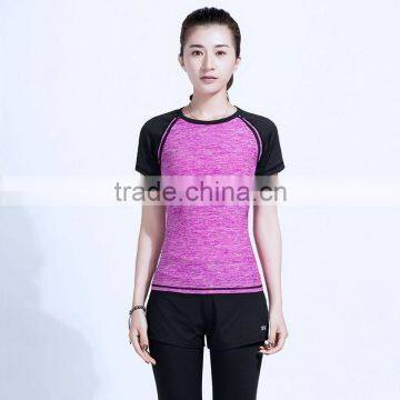 Three pieces comfortable lady sportswear sets yoga sets