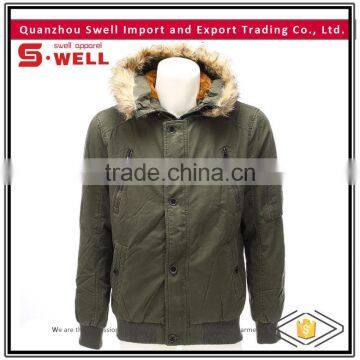 hot sale stylish warm winter 100% cotton jacket for men