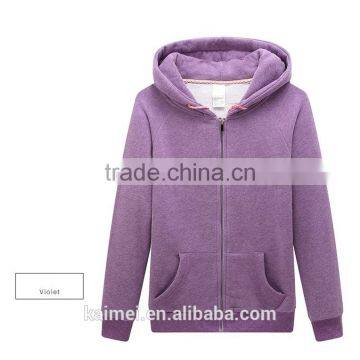 2017 Wholesale Beautiful Design Amazing Quality Eco-friendly Breathable Anti-wrinkle Cute Pure Color Hoodie 100%cotton photo-4