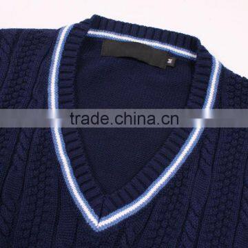 Knitting Sleeveless Name Brand Sweaters Vest For Men photo-3