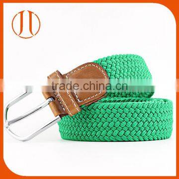 Green Cotton Pin buckle webbing weaving fabric strap belt