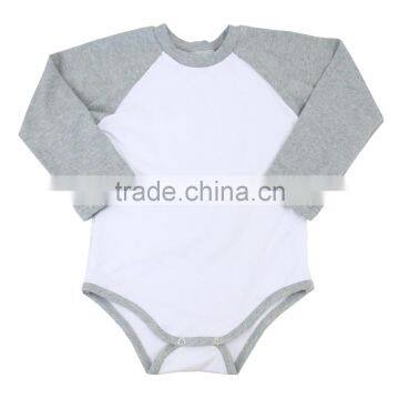 Baby Rompers Long Sleeve Romper Cotton Toddlers Raglan Romper