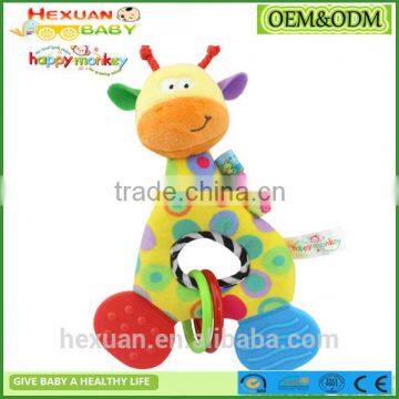 Baby Teethers Teething, Relief Teething Toys Soft Teething Bell Rings photo-4