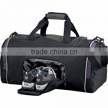 Touring 22" Deluxe Duffel Bag - Large Zippered U-shaped Main Compartment, Rear Shoe Pocket With Vents and Comes With Your Logo. photo-3