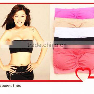 2015 China Factory Wholesale Young Ladies Sport Seamless Bra Underwear photo-3