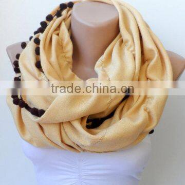 Jasmine Ruffle Pashmina Scarfs Ruffle Pashmina Scarves Pompom Scarf Frilly Women Scarf Wedding Scarf Jasmine Scarfs Fashion Acce photo-2