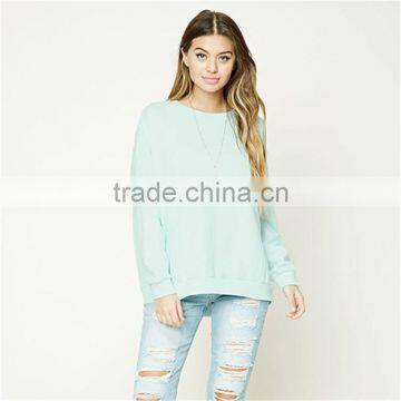 2017 OEM Top Selling College Solid Oversized Sweatshirt Without Hood photo-5