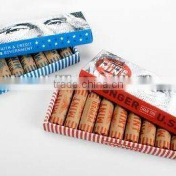 open lid rectangular chocolate box