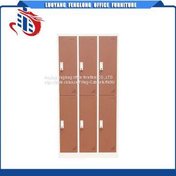 changing room 6 door metal storage lockers luggage student locker metal school locker for student