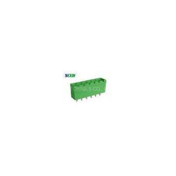 Single Level 5.08mm Electrical Plug In Terminal Block 300V Header , Male Sockets