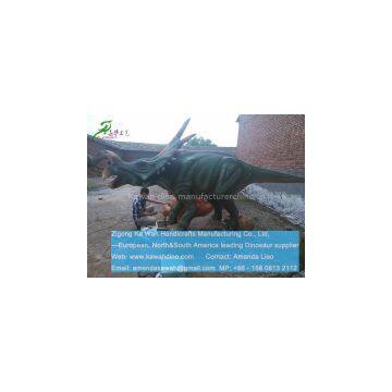 New! China leading dinosaur factory length 6M vivid Ceratopsidae robotic animatronic dinosaur