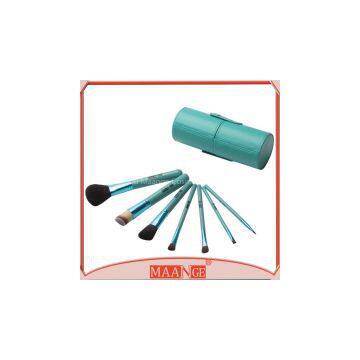 MAANGE 7 Pieces Cylinder Kabuki Makeup Brushes Kit