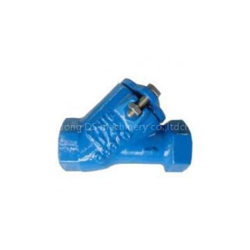 DN25-DN80 Ductile iron GGG40 threaded ball check valve for pump