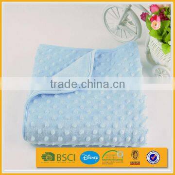 Hot Sale Polyester New Born Thermal Embossed Micro Fleece Muslin Baby Blanket photo-4