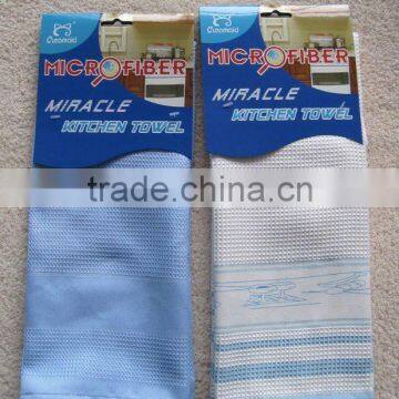 Microifber hotel tea towel dish wiper sheet kitchen towel glass table protector
