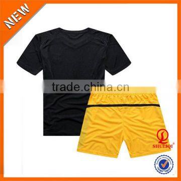 2016 Summer Football Suit Short Sleeve Wholesale Soccer Uniforms photo-4