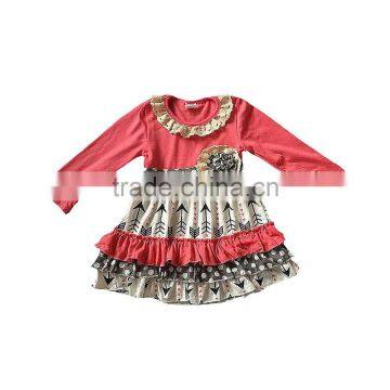 Wholesale 2 3 4 5 6 7 Year old Girl Dress 2017 Baby Girl Party fall Dress Children Frocks Designs