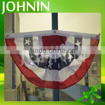 Wholesale Outdoor Custom Printed 4th of July Decoration Cotton Stars & Stripes 5 Stripe Bunting photo-3