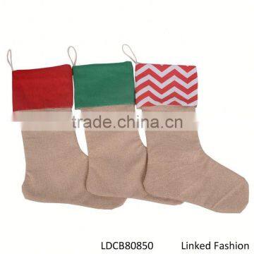 Amazon supplier Amazon Hot selling Monogrammed Christmas socks for Christmas tree