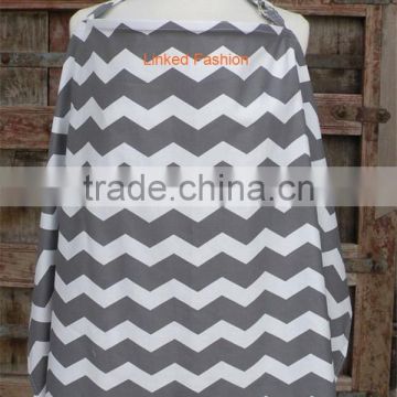 Nursing cover up, nursing scarf, chevron wrap shawl