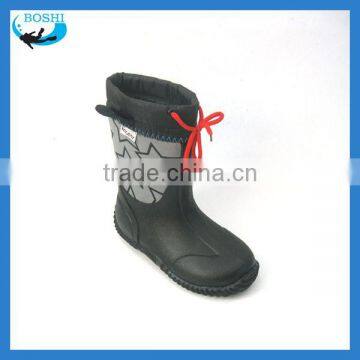 Kids rubber boots transfer printing