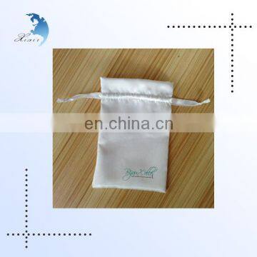 China manufacturer drawstring jewelry cotton bag with custom logo