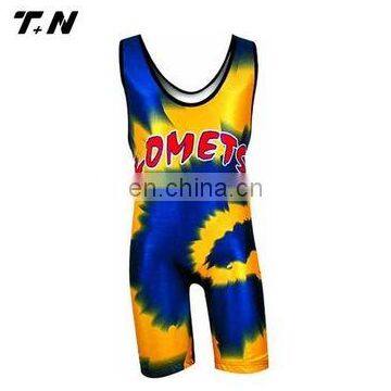 Sublimated Wrestling Singlets Wholesale photo-6