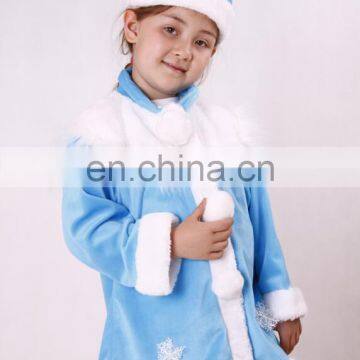 TZ-8092-2 Snowflake Christmas Costume For Girls