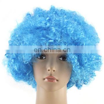 Blue party wig top selling lace front wigs synthetic wholesale FW2014