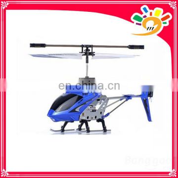 Genuine Syma S107 3CH Mini Metal RC Helicopter With Gyroscope Blue