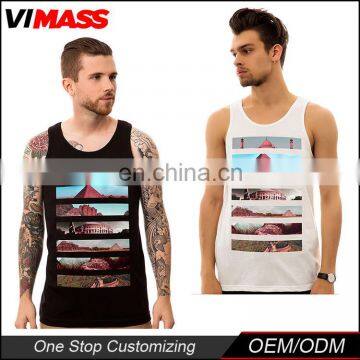 2017 OEM Fashion Wholesale Plain Tank Top Men