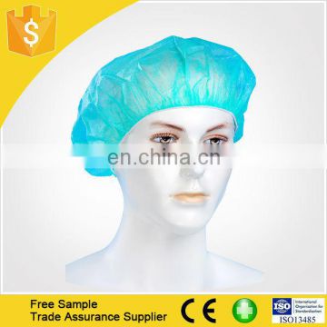 Disposable Hair Nets surgical non woven bouffant hospital cap PP/SMS