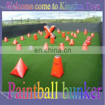 Customized exciting inflatable paintball outdoor