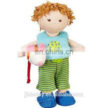 Hand Knitted James Doll Crochet Knit Toys Baby Dolls 30cm Promotional Cartoon Knit Fabric Woven Animals Toy Factory New Design