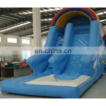 Inflatable water pool slide