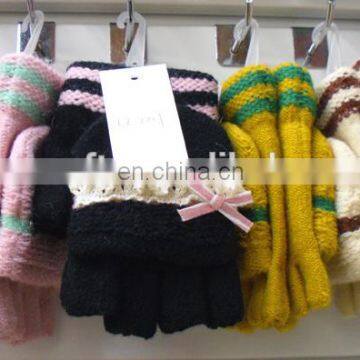 Best Prices different types acrylic knitted magic gloves