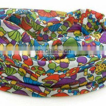 Nursery Tale Cartoon colorful Printing Elastic Tube Multi Bandana