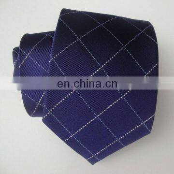 100% Silk Man Necktie Blue Stripe Color