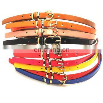 fashionable coloured leather belt