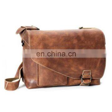 genuine leather messenger bag