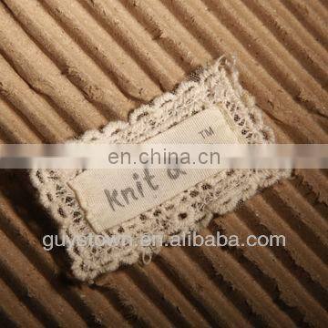 Customized Special Design Cotton Label Stitched Lace for Ladies Garment photo-5