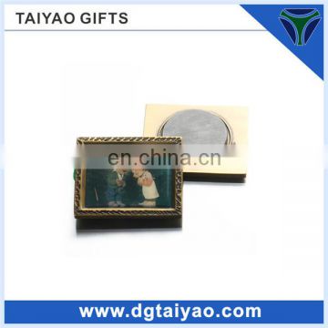 High quality Metal material custom fridge magnet picture frame