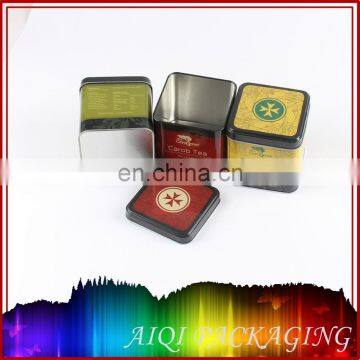 AiQi square tea packing tin box