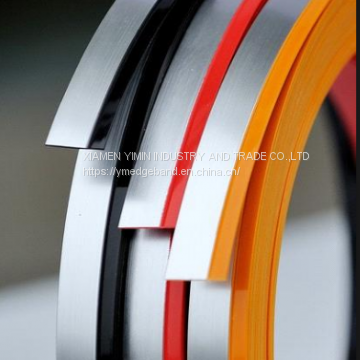 PVC Material and Solid Color, Wood Grain, Two Color PVC edge banding