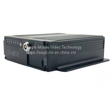 4 CH MINI 720P AHD Single SD Card Mobile DVR With 3G 4G GPS WIFI photo-3