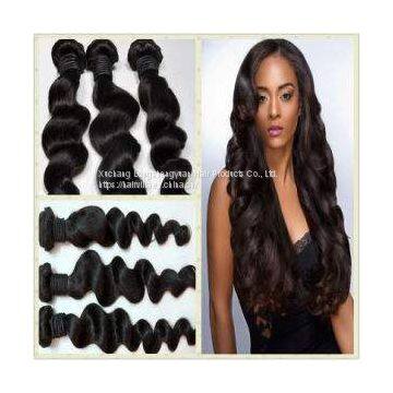 9A Brazilian Loose Wave 3 Bundles Human Virgin Hair Weave hairvilla hair