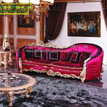 OE-FASHION American Style Antique Style Red Latest Design European Style Sofa photo-4